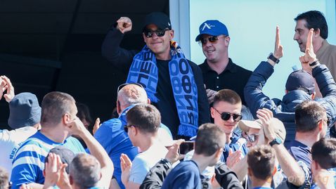 Новият собственик на Левски пристигна на стадиона  