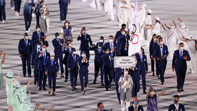 Олимпийският отбор на бежанците печели наградата "Принцесата на Астуриас" в областта на спорта