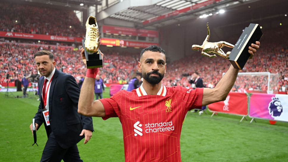 Голямата звезда на ЛивърпулМохамед Салах получи наградите за водещ голмайстор
