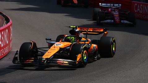 Ландо Норис удържа амбицирания Леклер за първа победа в Гран При на Монако