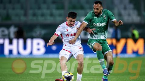 Лудогорец 0:0 ЦСКА, греда и няколко положения за "червените"