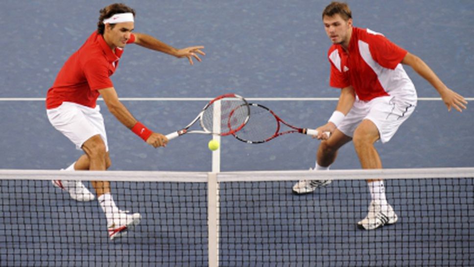 Федерер и Вавринка ще играят за Швейцария за Купа "Дейвис"