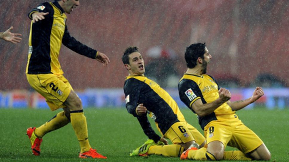 Атлетико оцеля в дъждовен Билбао и ще играе срещу Реал Мадрид (видео)