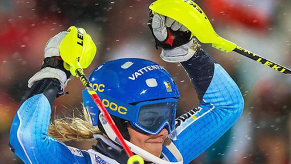 Шведка с първа победа в слалом за СК
