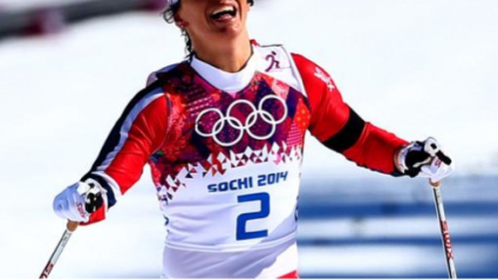 Легендарната Марит Бьорген с олимпийска титла в скиатлона!