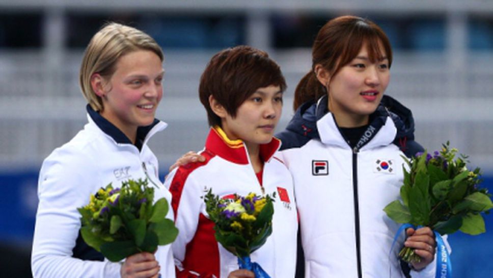Китайка със злато на 500 м шорттрек след драматичен финал