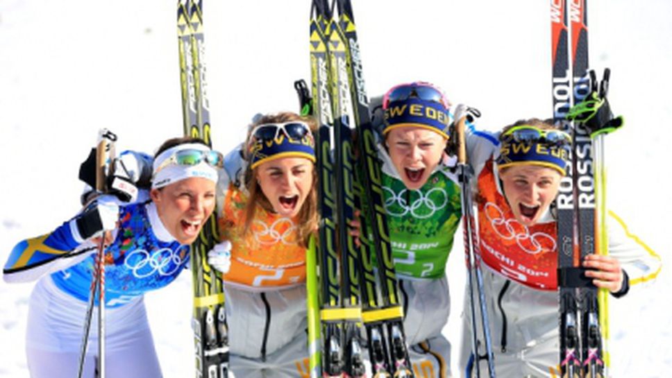 Швеция спечели щафетата 4 по 5 км в Сочи