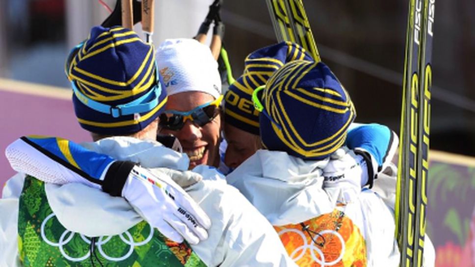 Швеция защити титлата си в щафетата за мъже