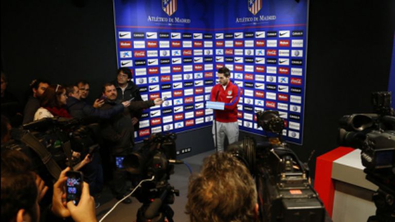 Десетима играчи на Атлетико говориха пред медиите преди мача с Милан