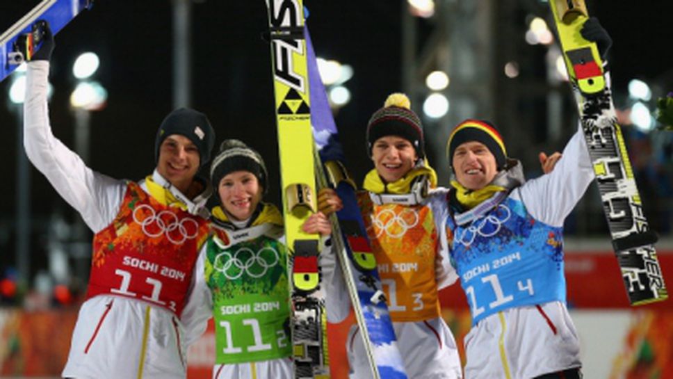 Германия стана олимпийски шампион на ски-скок, отборно