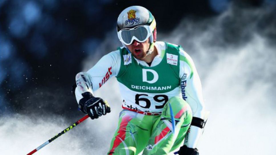 Стефан Присадов не завърши I манш на гигантския слалом, Тед Лигати го спечели