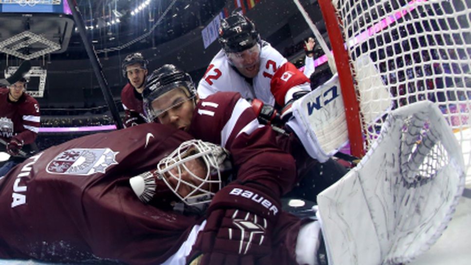 Смела Латвия загуби от Канада