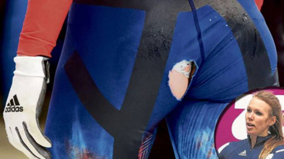 Руска бобслеистка лъсна по дупе в Сочи
