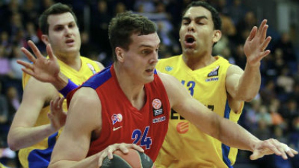 ЦСКА (Москва) разгроми Макаби (Тел Авив)