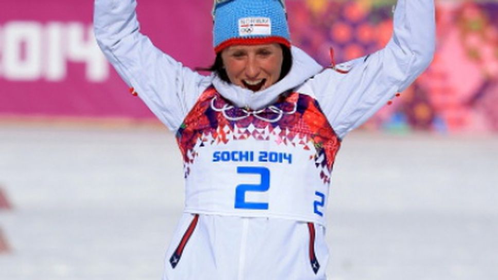 Марит Бьорген грабна златото в ски-бягането на 30 км, вече е с 3 титли в Сочи