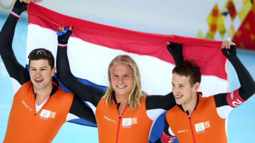 Холандия спечели олимпийската титла в отборното преследване