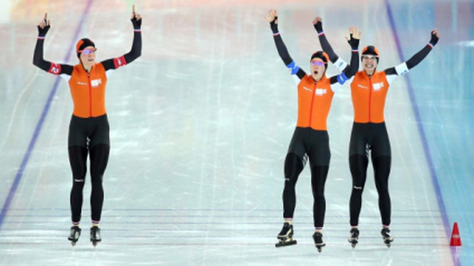 С нов олимпийски рекорд Холандия спечели титлата в отборното при жените