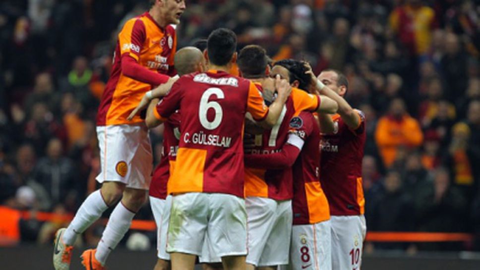 Галатасарай надви Бешикташ и измести "черните орли" от второто място