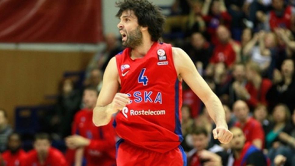 ЦСКА победи трудно Локомотив в Евролигата