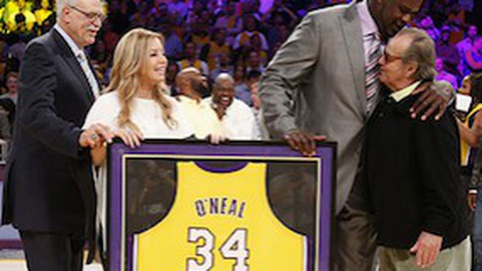 Шак с поредно признание, Лейкърс извадиха от употреба №34