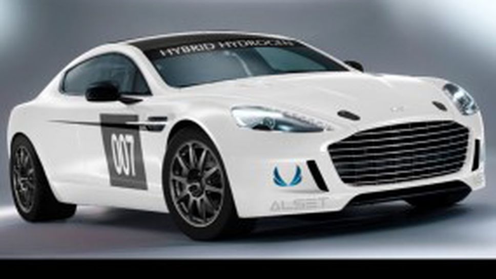 Aston Martin Hybrid Hydrogen Rapide S отива на Нюрбургринг
