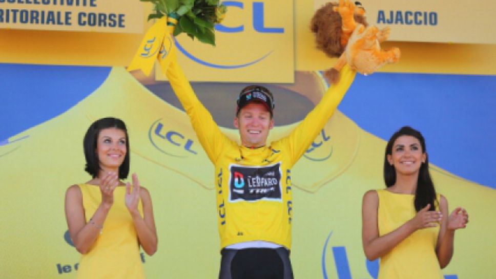 Ян Бакелантс взе втория етап и поведе в Тур дьо Франс