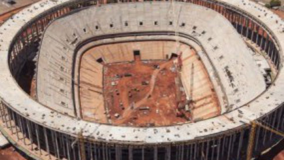 Стадионът в столицата Бразилия все още не е завършен