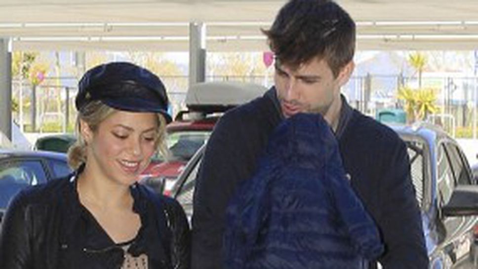 Пике изпрати Шакира и Милан на летището