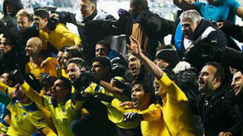 АПОЕЛ Никозия спечели 22-а титла на Кипър