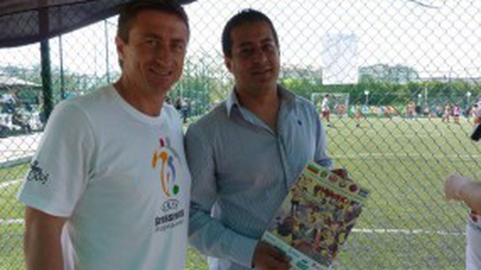 Атлети от Айтос тренираха с най-бързия българин