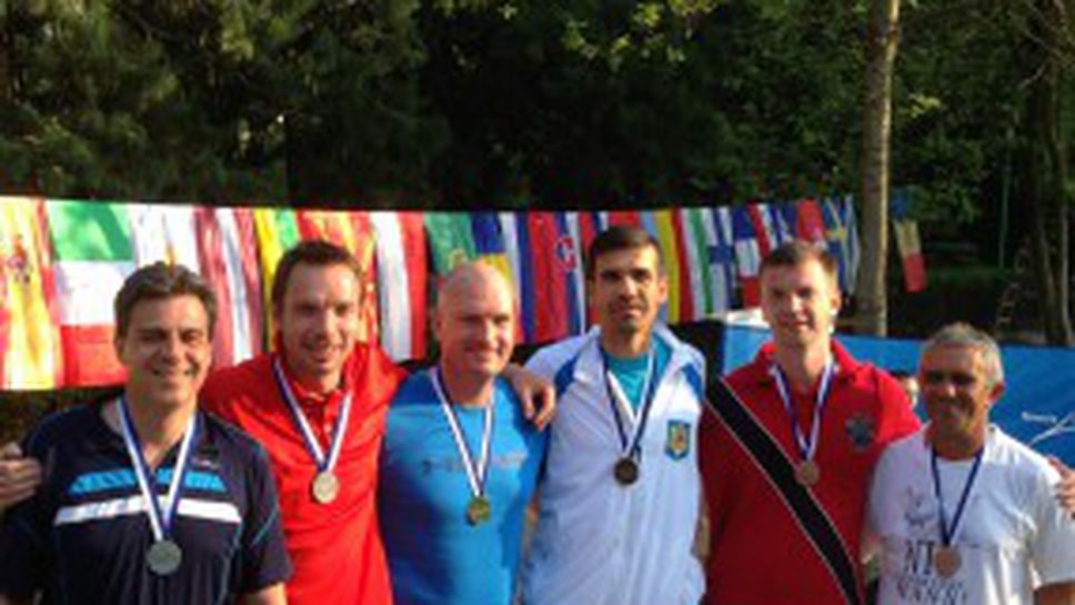 Български успехи при двойките на ЕП по тенис за ветерани