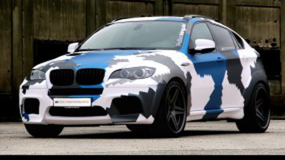 BMW X6 M в "стелт" режим