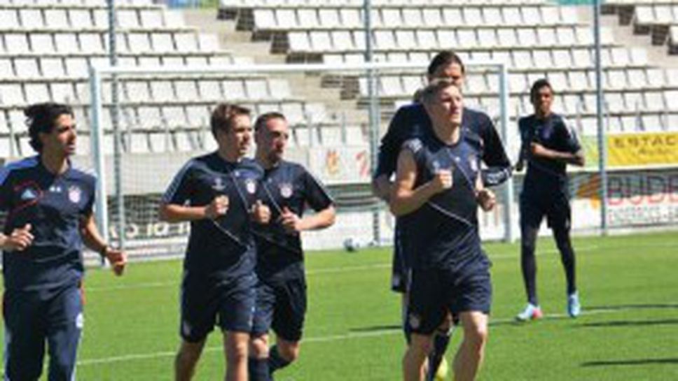 Барса и Байерн с тренировки в деня на мача