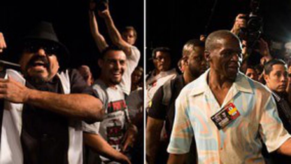 Бащите на Мейуедър и Гереро се сдърпаха