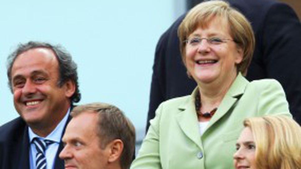 Канцлерът на Германия е щастлива заради триумфа в ШЛ