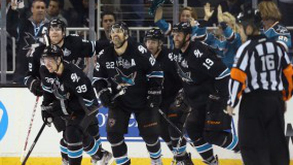 Сан Хосе на победа от втория кръг в плейофите