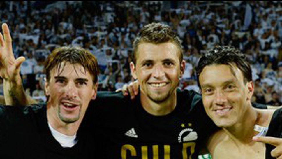 Футболист ритна журналист от радост (видео)