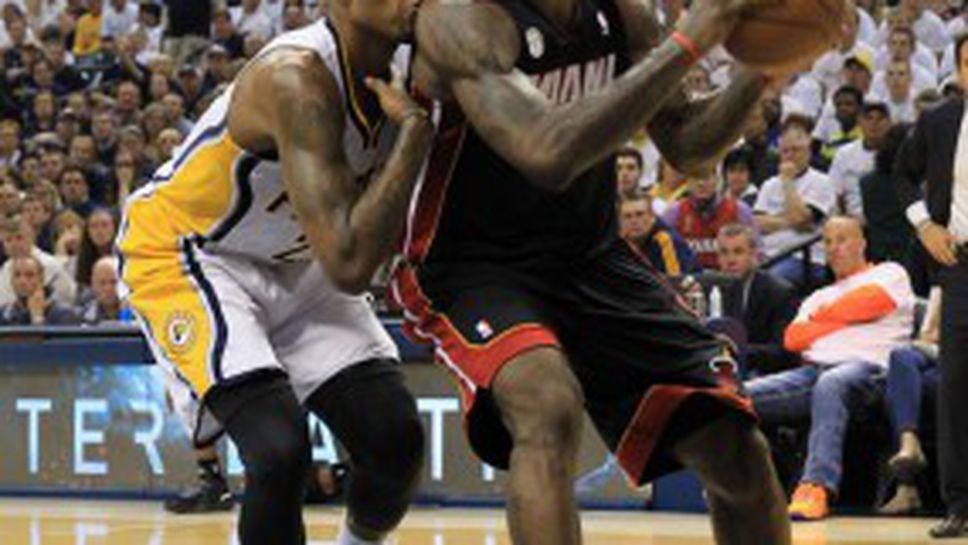 Маями победи Индиана и поведе във финалната серия в Източната конференция