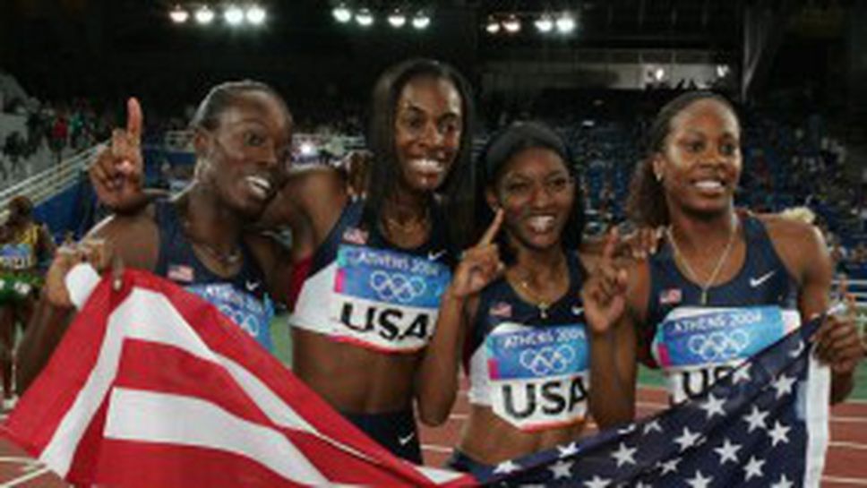 Американките ще задържат златните си медали на 4 по 400 м от Атина 2004 въпреки допинг наказание