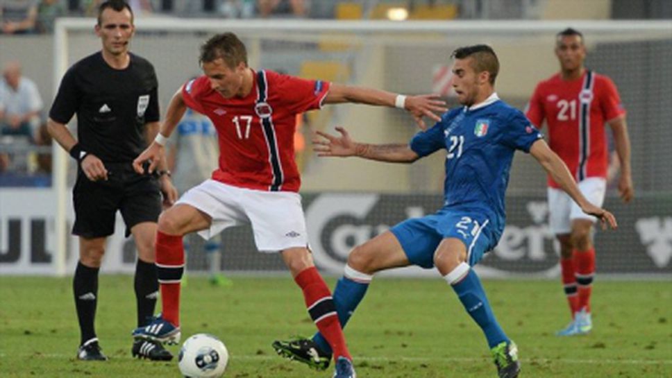 Италия се класира за полуфиналите на ЕП за младежи сред равенство с Норвегия, трето поражение за Англия