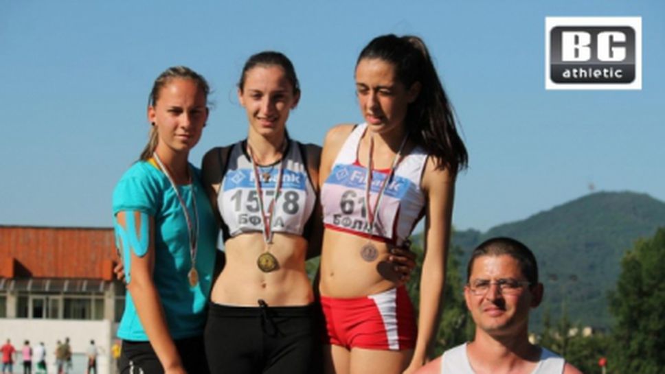 Два златни и три сребърни медала за Спортните таланти по лека атлетика