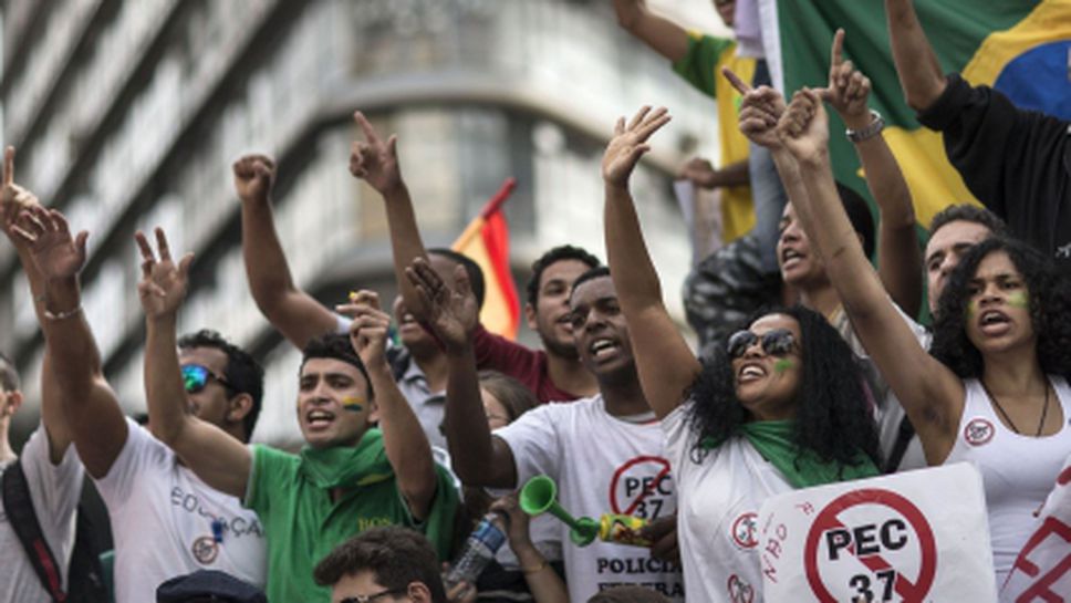Седемдесет и пет процента от бразилците подкрепят протестите