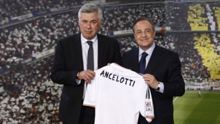 Реал Мадрид представи Анчелоти, той обеща "впечатляващ футбол"