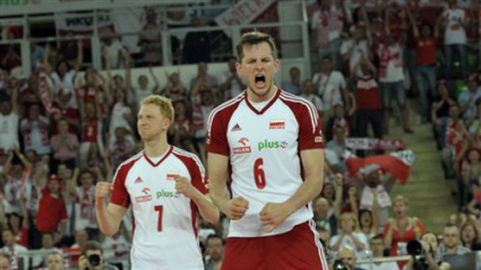 Полша с първа победа в Световната лига след 3:2 над Аржентина