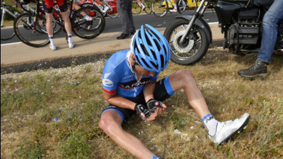 Водещ колоездач отпадна от Тур дьо Франс