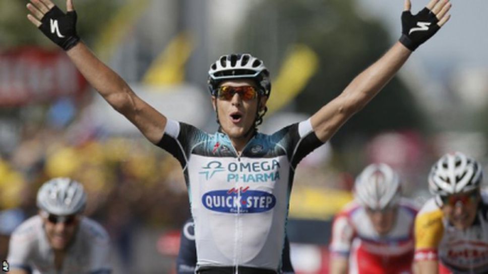 Матео Трентин спечели 14-тия етап от Обиколка на Франция