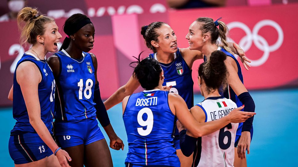 Италия прегази руските волейболистки в първата си среща в Токио 🏐