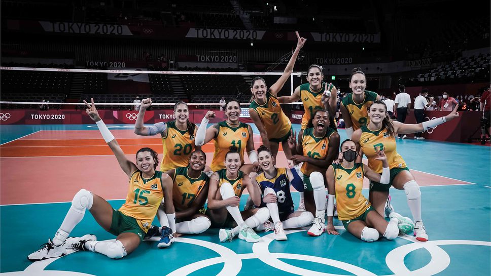 Бразилия започна с лесна победа над Република Корея в Токио🏐