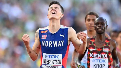  Якоб Ингебригтсен сграбчи международната купа на 5000 метра 