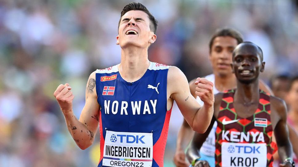 Якоб Ингебригтсен грабна световната титла на 5000 метра